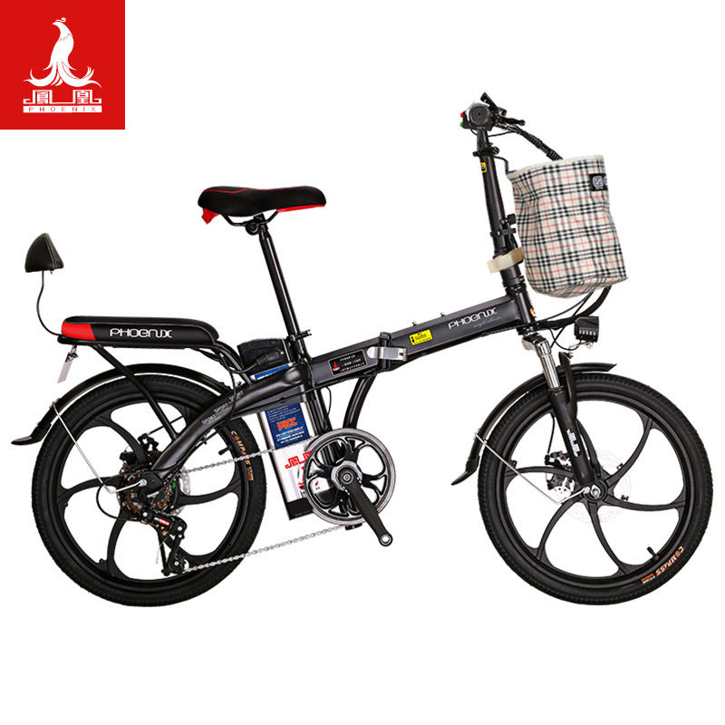 Phoenix (Phoenix) electric car electric bicycle 48V20 inch men and women foldable lightweight lithium battery car