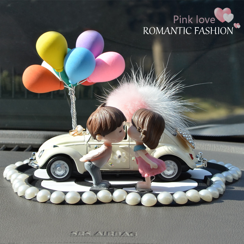 Car ornaments cute personality high-end creative center console car car interior car decoration dolls decoration dolls men and women