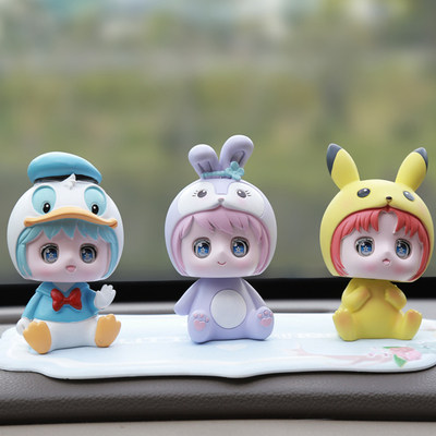 Car Pendulum Creative Cartoon Ecstasy Ecstasy Ecstasy Cute Upscale In-car Interior Decoration Beautiful Goddess Deposit
