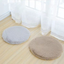 faux rabbit fur carpet chair cushion long fur chair cushion round stool cushion thickened fur dresser tatami round floor mat
