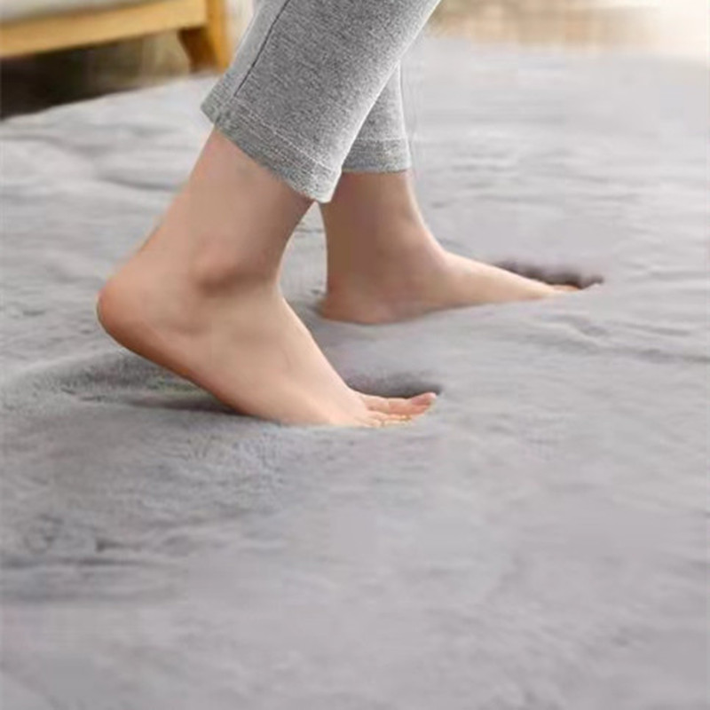 ins wind thickened imitation rabbit fur carpet living room tea table blanket long suede girl bedroom full bunk bed side tatami mat