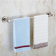 免打孔不锈钢毛巾架卫生间双层浴巾架