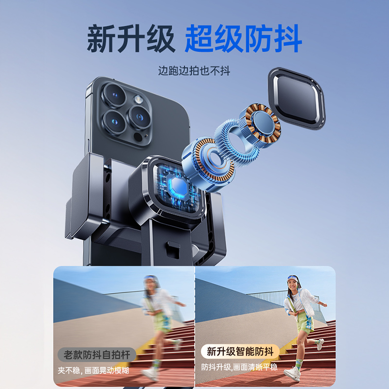 德国2024新款自拍杆：360度旋转，旅行拍照新神器！📸