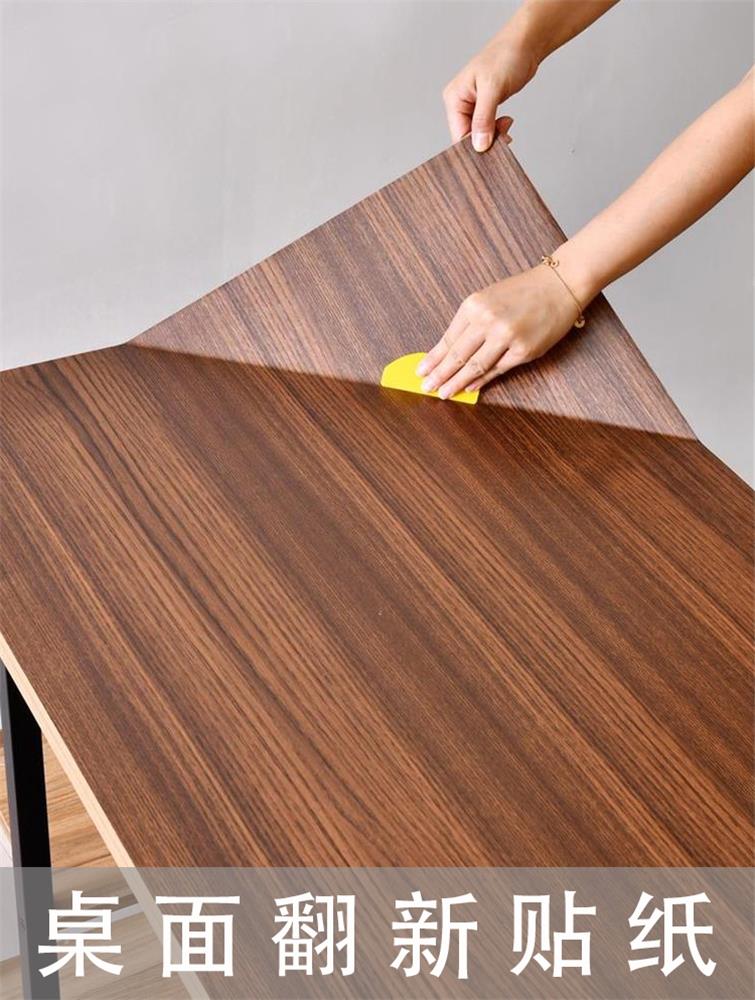 Desktop Sticker Waterproof Self-Tanked Dormitory Dormitory Marble Thickness Student Desknet Black Tea Several Furniture Renovation Paste