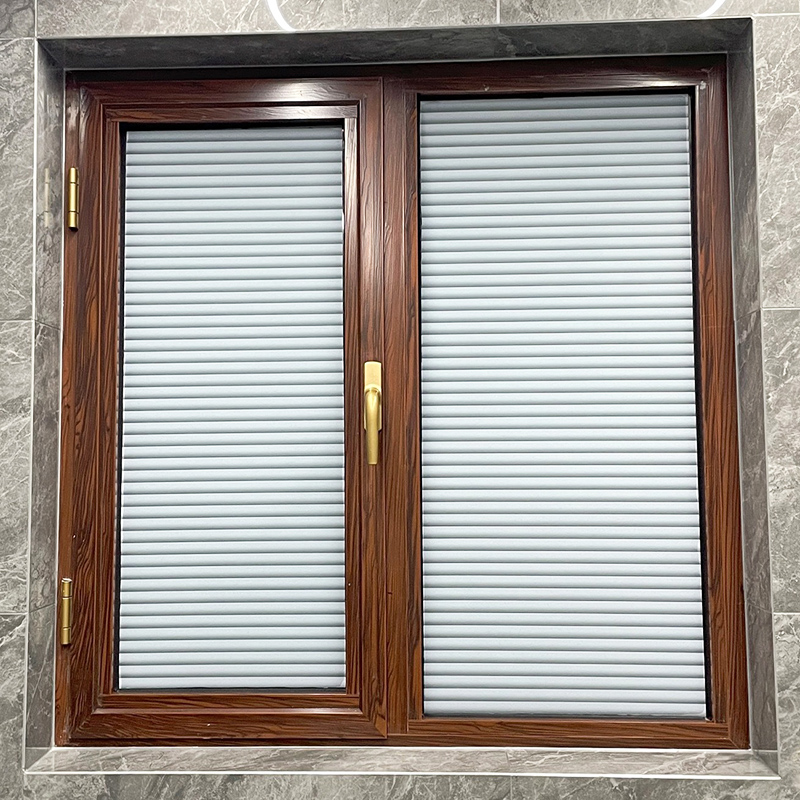 Makeup Room Bathroom Window Sticker 3d Imitation louvre sticker Anti-light frosted protection Privacy light and luxurious glass adhesive film