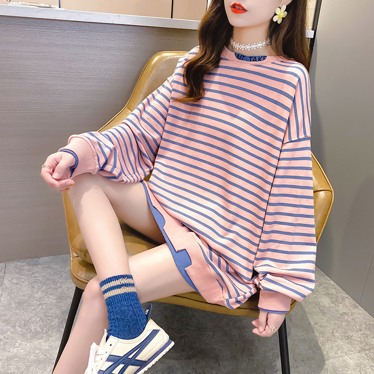 Pregnant women's autumn clothes spring and autumn sweater women's 2022 new trendy mom loose Korean version long-sleeved fashion clothes late pregnancy