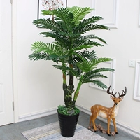 1,6 метра золотистого дракона жемчужного подсолнуха+горшок+трава