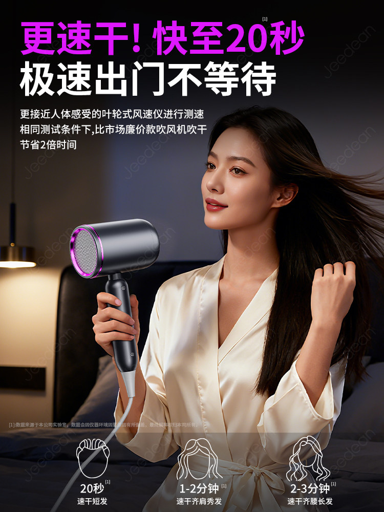 Hair Dryer for Home Use, Negative Ion Hair Care, Silent, Quick-Drying, Dormitory Use, Student Use, 800W, Special Hair Dryer for Men and Women