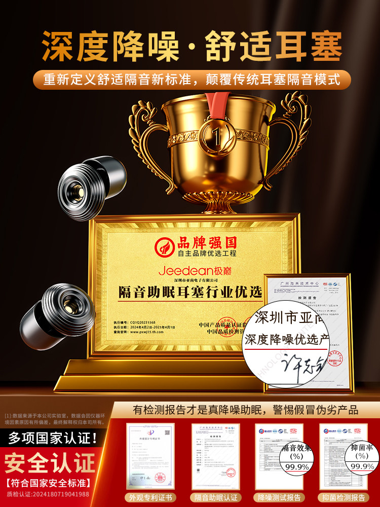 Earplugs for Sleeping, Super Soundproof and Noise-Reducing, Does Not Hurt the Ears, Silicone Anti-Noise Mute, Small Size for Girls