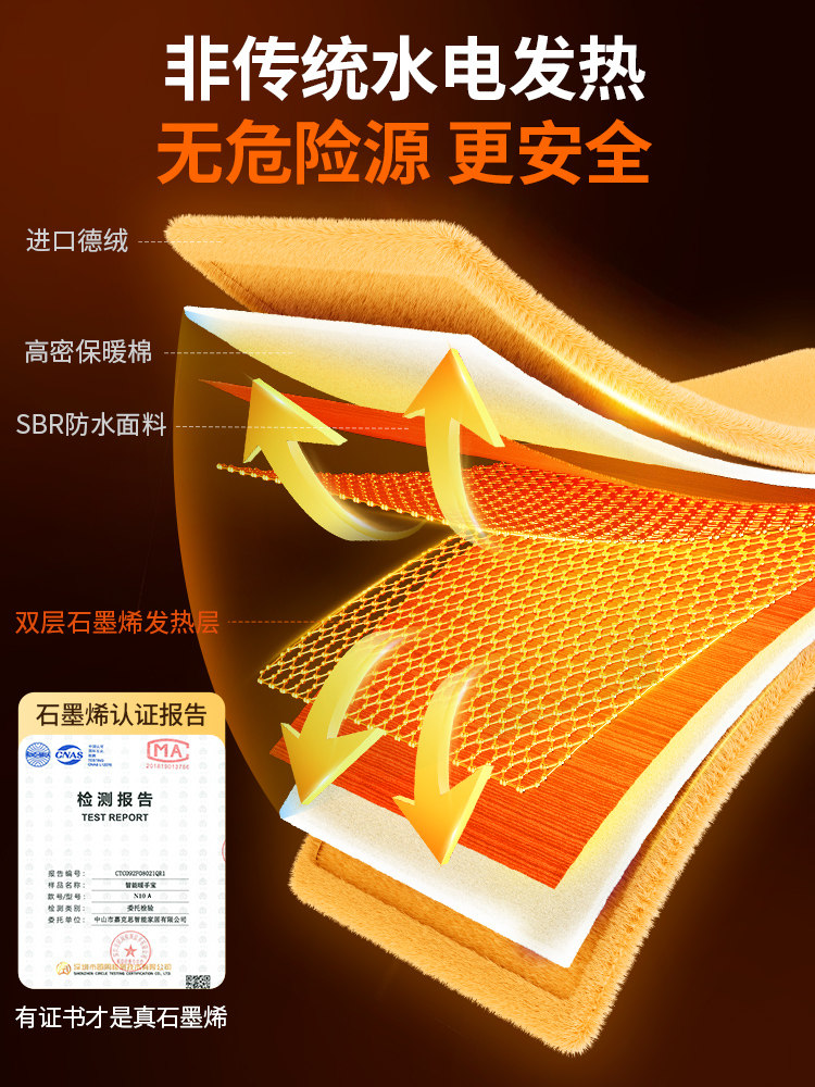 Graphene Hot Water Bottle Hand Warmer 2026 New Model Rechargeable Waterless Baby Warmer Explosion-Proof Hot Water Bag Foot Warmer Gadget