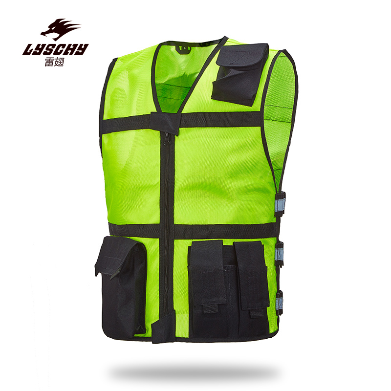 Thunder wing motorcycle rider equipment Riding breathable mesh vest Safety reflective racing suit Horse clip drop vest