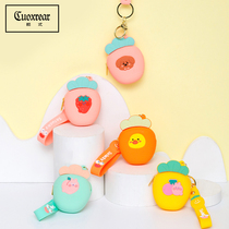 Cute Radish Mini Zero Wallet Woman ins2022 New Student Korean Version Small Wallet Key Coin Headphone Bag