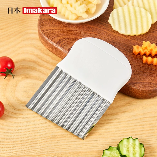 Японская вейвлет -нож -кишечная волна волнообразной волновой формы картофель бахрома