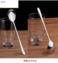 Korean 304 stainless steel spoon long handle spoon home creative cute long spoon spoon childrens tableware rice spoon