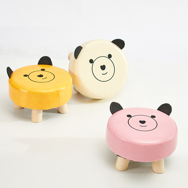 Tongyu Star solid wood stool small stool baby sofa stool round stool children stool children's stool cartoon small bench low stool