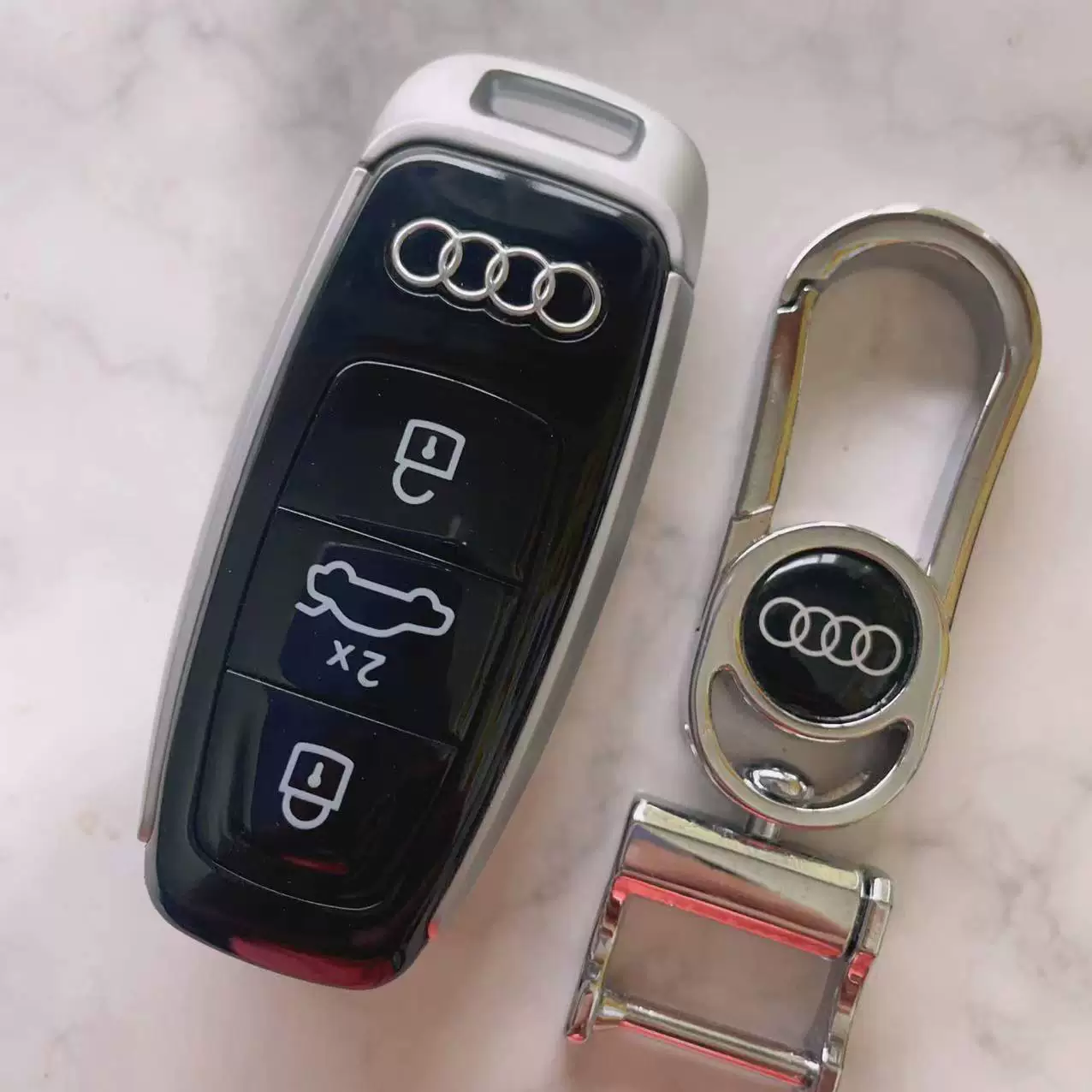 Чехлы для автоключей Mercedes-Benz BMW Audi Land Rover — сменные складные корпуса ключей, с платой и без