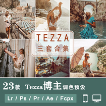 Tezza Blogger LR Tone Preset PR Premium sense PS Portrait Landscape Retro luts Movie Phone Filter