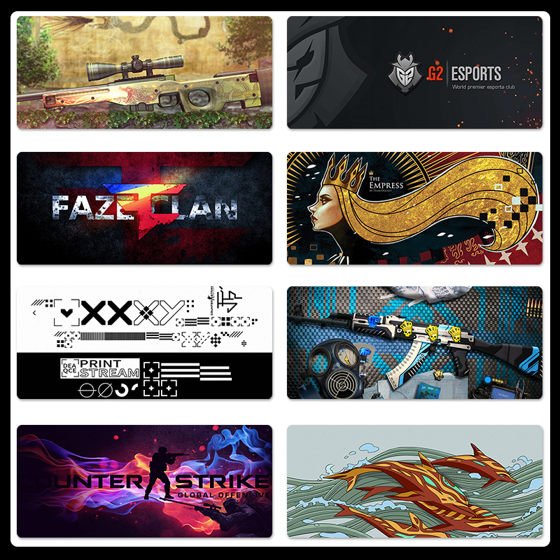 Counter-terrorism Elite CSGO Team Small Bee Slip Rat Mat G2 Electric Race Game Trumpet Male Super Large Number Thickened Leather Notebook Animated Lox Table Mat Custom NAVI Queen Out Gold