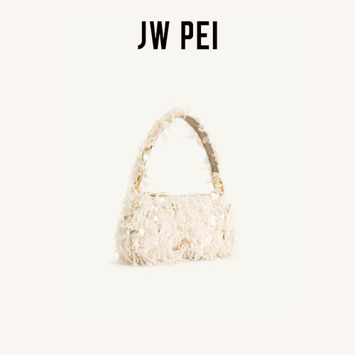 JW PEI Eva, сумка подмышку, серебряные небольшие дизайнерские блестки для ногтей, сумка на одно плечо