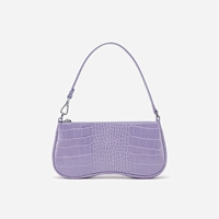 Сиреневый, крокодиловый принт