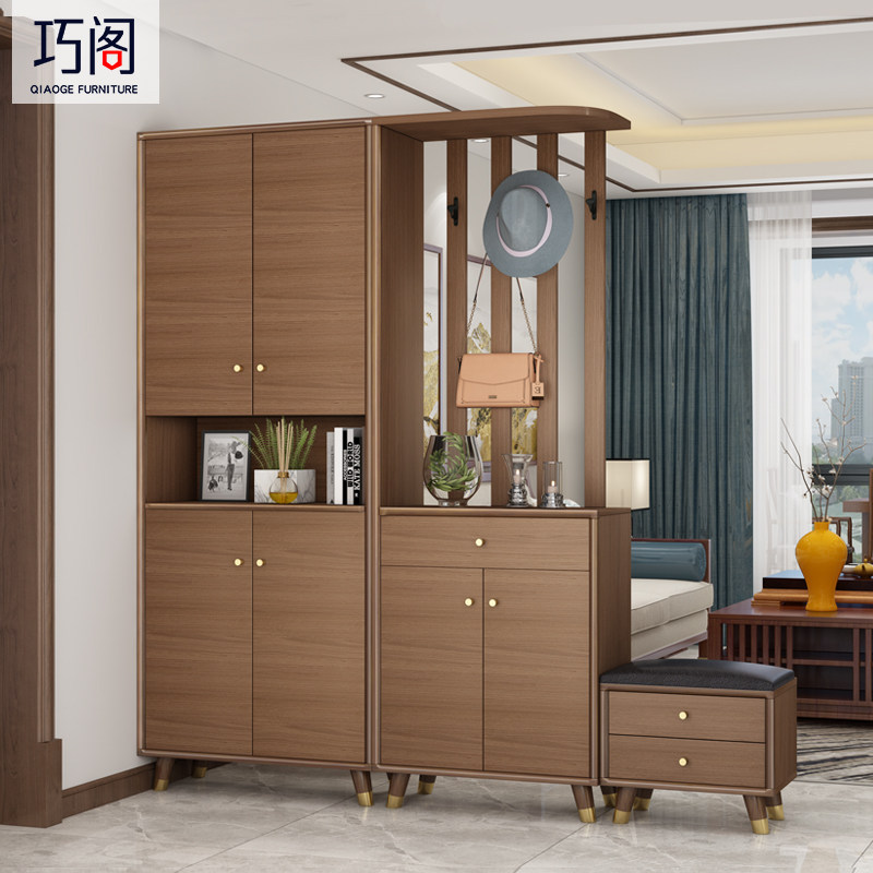 Entrance Door Hyun Closing Cabinet Shoes Cabinet Integrated Living Room Cubicle Cabinet Wine Cabinet Modern Minimalist Entrance Door Hall Cabinet Light Extravagant Shelf