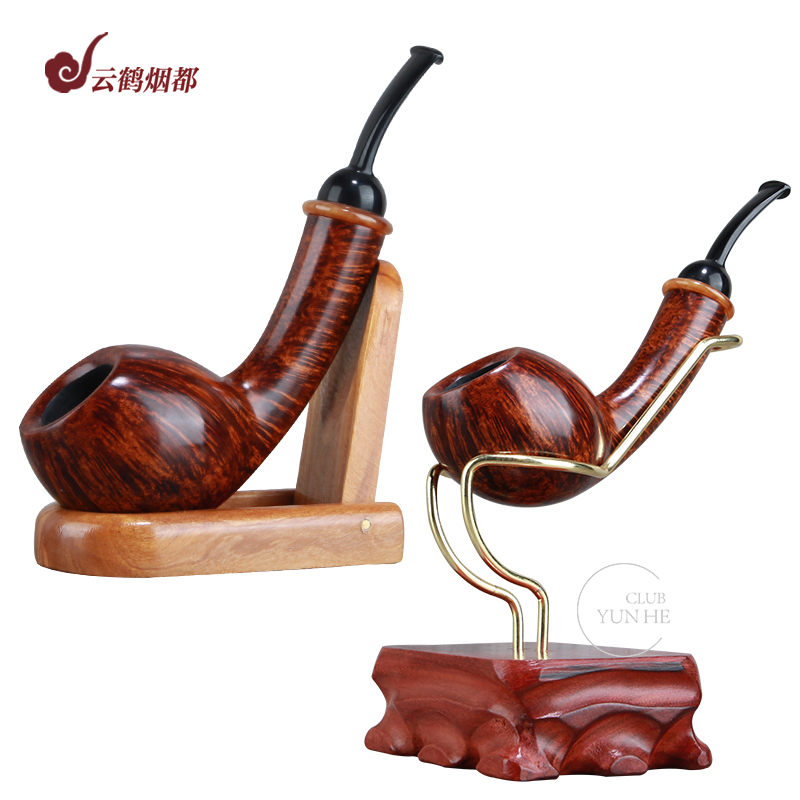 Yunhe Yandu solid wood pipe rack folding pipe rack mahogany pipe rack single pipe rack pipe accessories