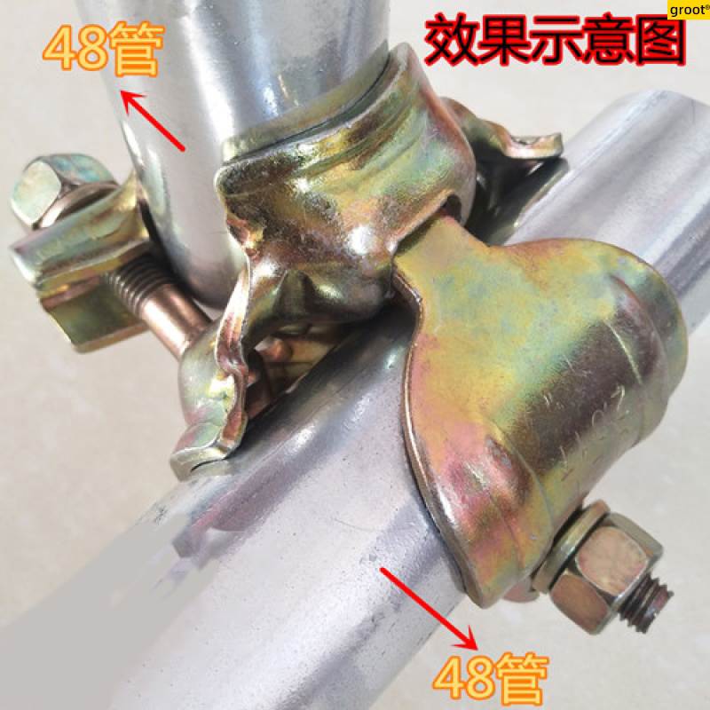 32 32 38 38 42 42 48 48 One inch pipe cross fastener steering to connect fixing fastener scaffolding steel pipe buckle-Taobao