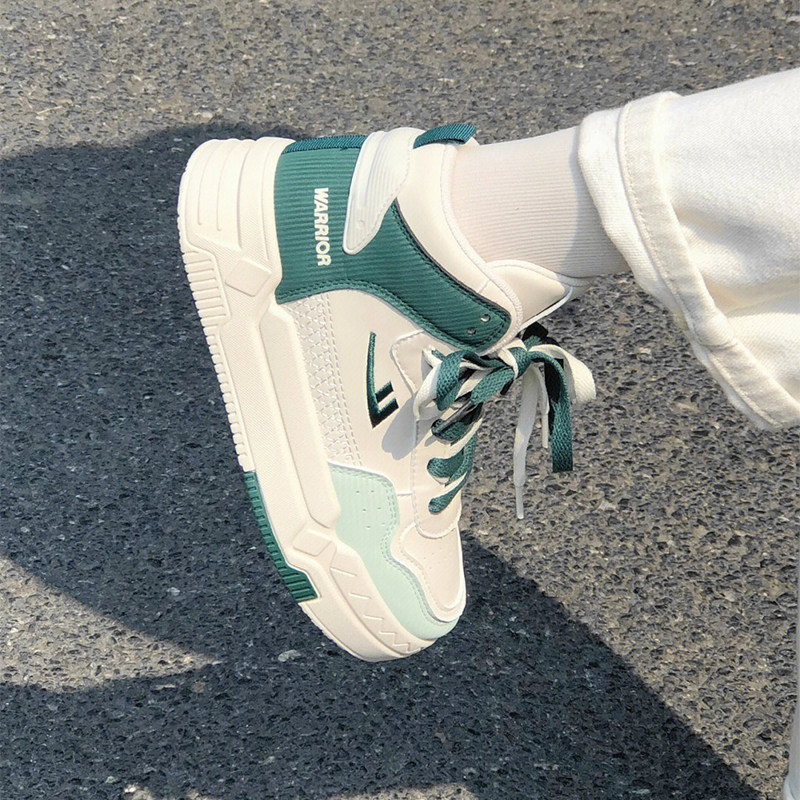 Back Force Women Shoes High Bunch Shoes Women 2023 New Autumn Winter Thick Bottom Couple Board Shoes Plus Suede Sneakers Lady-Taobao