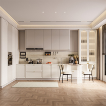 Lins Home Whole House Customized Kitchen Cabinets Integrated Cabinets All-in-One Cabinets Open Home Kitchen French Design Wardrobe