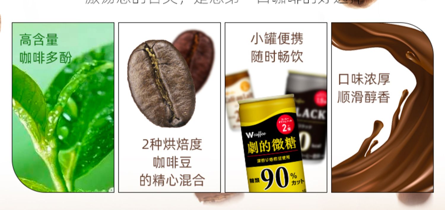 伊藤园丝滑拿铁即饮牛奶咖啡瓶装