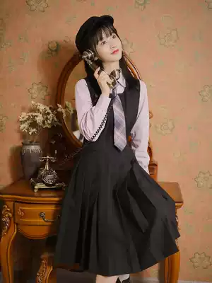 West of Xia Cheng(the trip of the rose) Double-breasted cape sundress shirt Sailor suit suit jk uniform suit