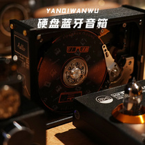 Elekmaker used hard hard disk retrofit sound RGB Bluetooth card point desktop swing piece steel straight boyfriend gift