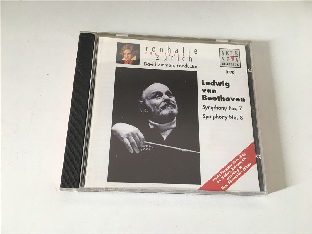 Beethoven Symphony No. 7 8-time David Zinman commanding the Zurich City Hall Philharmonic has been demolished