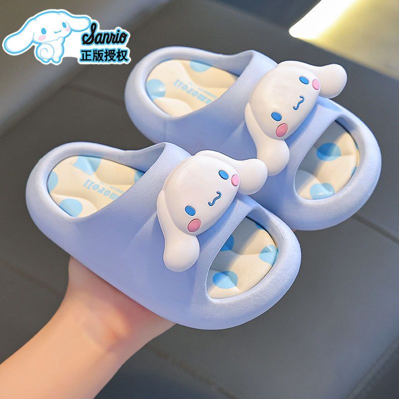 Kuromi Summer Slippers for Kidsren, Baby Slippers, Non-Slip Girls' Indoor Cartoon Cute Bathing Soft-Soled Slippers Kuromi Summer Slippers for Kidsren, Baby Slippers, Non-Slip Girls' Indoor Cartoon Cute Bathing Soft-Soled Slippers