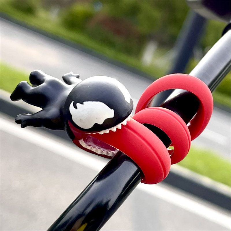 Venom Battery Electric Vehicle Motorcycle Decoration Small Accessories Pendant Ornament Carrying Doll Doll Deadpool Guard Line