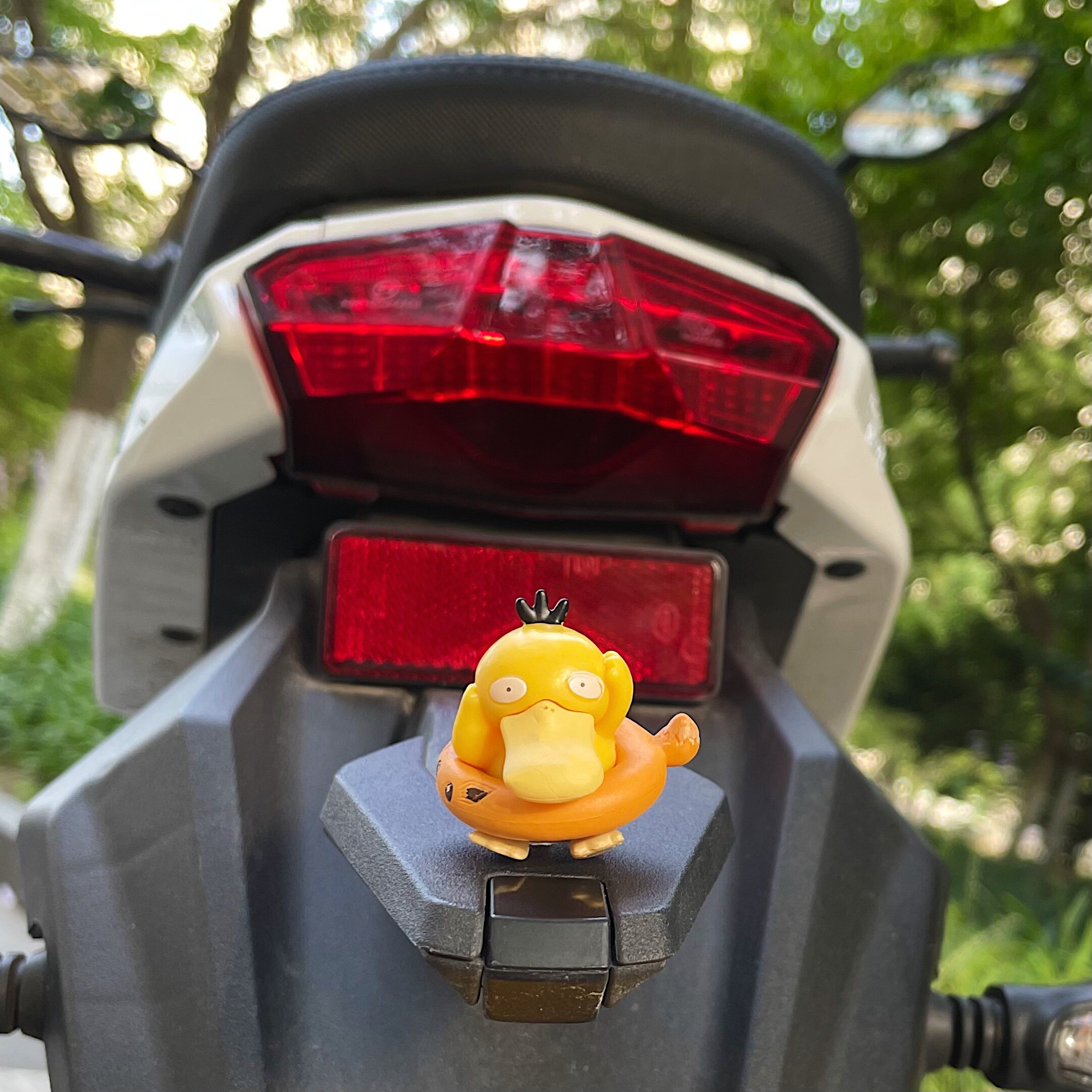 Up to Duck Pikachu Battery Electric Vehicle Motorcycle Decoration Accessories Decoration Doll Doll Oil Jewelry