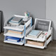 Office desktop file storage rack a4 folder data storage box multi-layered finishing frame bookshelf storage rack