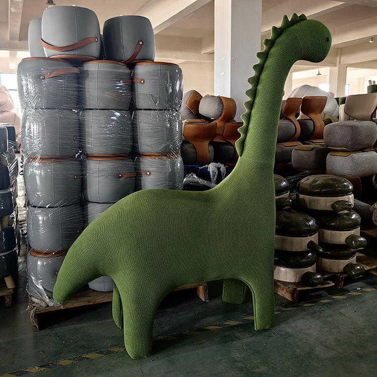 Home Decoration Dinosaur Cat Climbing Frame Solid Wood Frame Large Cat Entertainment Boredom-Relief Toy Knitted Climbing Post Large Cat Stand