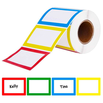 300 slip New color collection blank label kitchen storage classification label sticker sticker