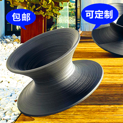 The glass steel rotating chair of the mall glass steel mesh red gyroscope chair 360 degree is not a rest seat personality Beauty Chen casual bench