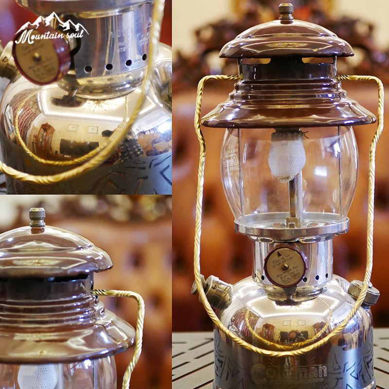 Mountain soul Mountain soul modified Coleman Coleman gas lamp twist pattern carry ring