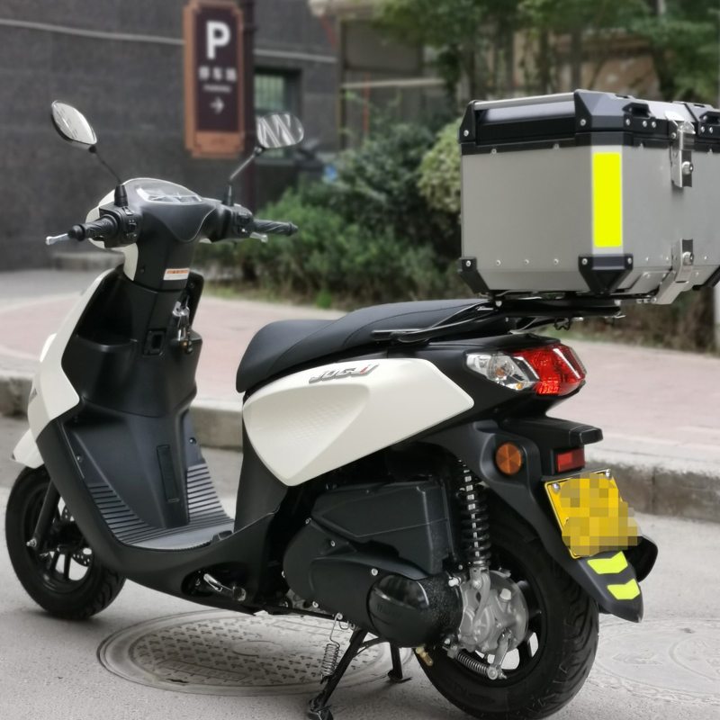 Baron usr125 locomotive case tailbox trunk aluminium alloy rear case thickened versatile white srmax250