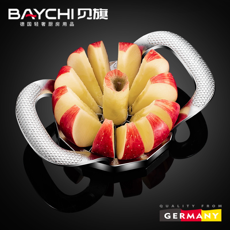 German 304 stainless steel thickened cut apple theorist flower type multifunction Go to nuclear device Fruit Cutter Slicer