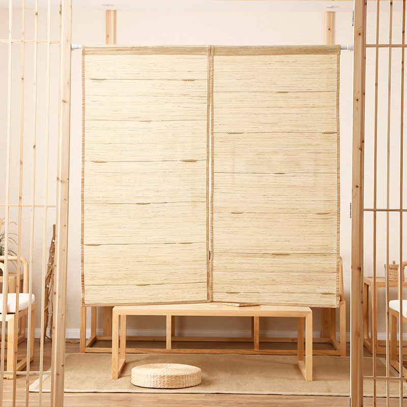 Wheat Ears HEMP CLOTH ART DOOR CURTAIN OPEN AIR WATER CURTAIN KITCHEN MAKEUP ROOM HALF CURTAIN BEDROOM HANGING CURTAIN PARTITION DAY STYLE DOOR CURTAIN