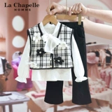 Демисезонный детский комплект, детская одежда, в стиле Шанель, популярно в интернете, в западном стиле