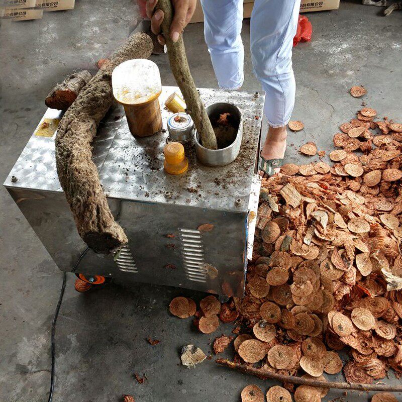 Commercial ginseng Chinese herbal medicine American ginseng slicer soil Poria small household electric panax notoginseng cutting machine