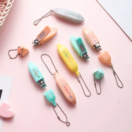 Детские мультяшные модные портативные креативные маленькие милые маникюрные кусачки для ногтей