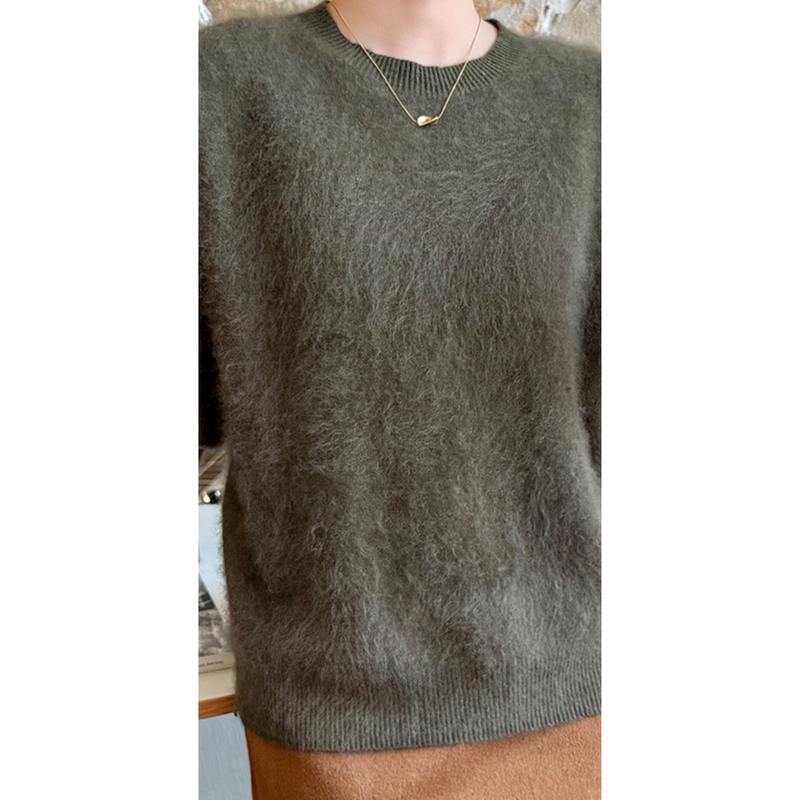 Small Amount of Brushed Round-Neck Soft and Delicate Women's Clearance Rj369 Small Amount of Brushed Round-Neck Soft and Delicate Women's Clearance Rj369