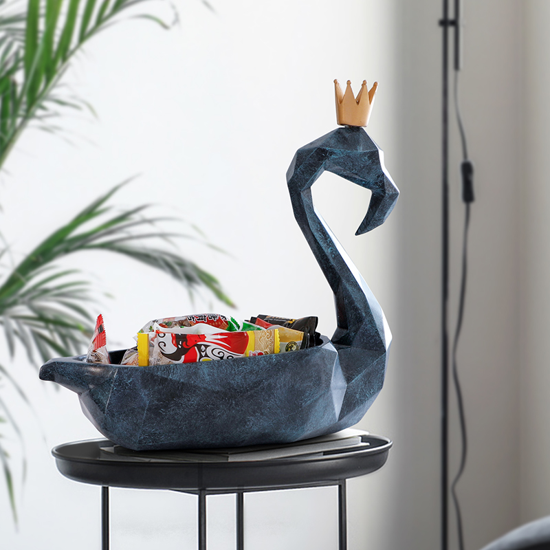 Nordic Practical Good Things Genguan Key Containing Swing Piece Home Decoration Light Lavish Living Room Tea Table Remote Control Snacks Storage