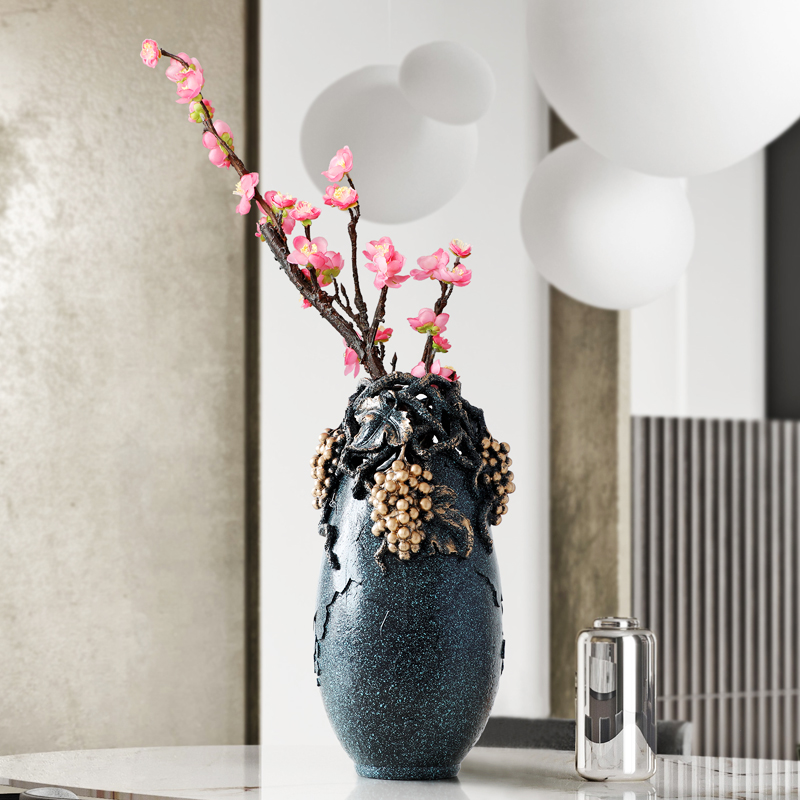 American high-grade vase ornaments creative living room TV cabinet desktop decorations porch wine cabinet handicrafts ornaments
